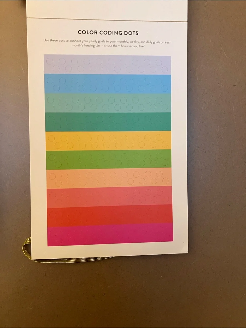 90-Day Powersheets Goal Planner - Natural Linen color + Goal Sticker Book